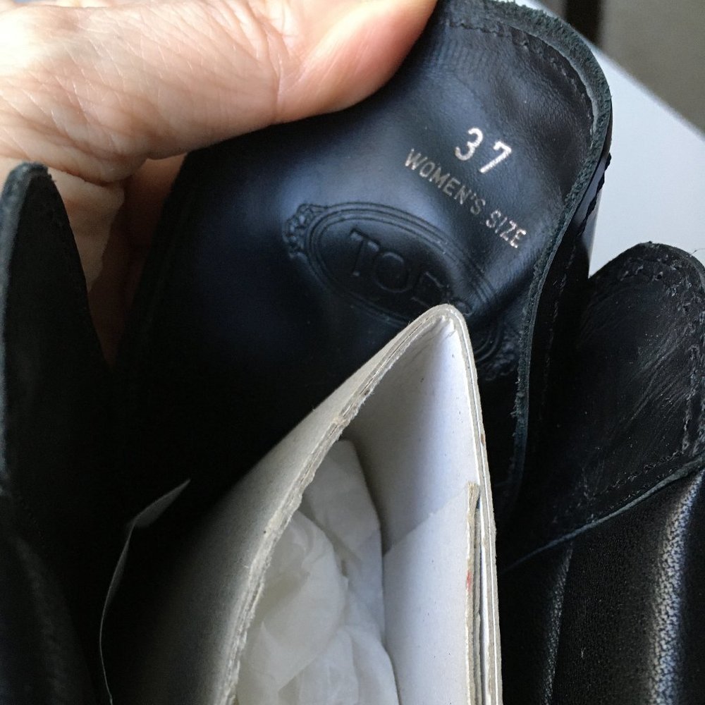 Tod's Ankle black boots size 37 - Picture 6 of 8
